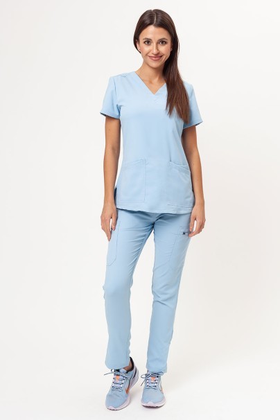Dámska lekárska blúza Uniforms World 109PSX Shelly modrá-5