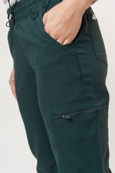 Dámska lekárska súprava Uniforms World 109PSX Shelly Jogger (nohavice Ava) tmavo zelená-11