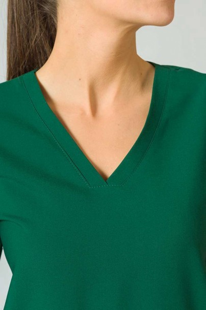 PROMO Lekárska blúzka Sunrise Uniforms Premium Joy tmavo zelená-2