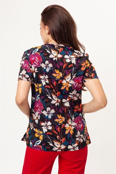 Dámska lekárska blúza Cherokee Prints V-neck Artful Blooms-2