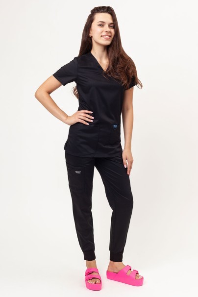 Dámske lekárske nohavice Cherokee Revolution Mid Rise jogger čierne-6