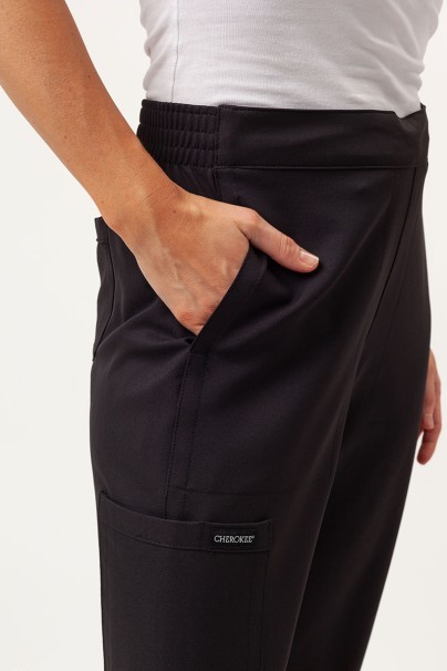 Dámska lekárska súprava Cherokee Ultra (blúza V-neck, nohavice Jogger) čierna-8