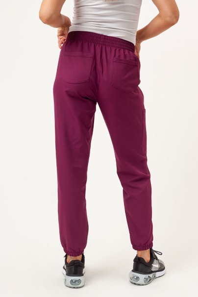 Dámska lekárska súprava Cherokee Ultra (blúza V-neck, nohavice Jogger) čerešňová červená-7