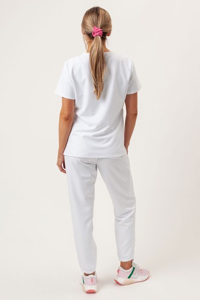 Dámska lekárska súprava Cherokee Ultra (blúza V-neck, nohavice Jogger) biela-2