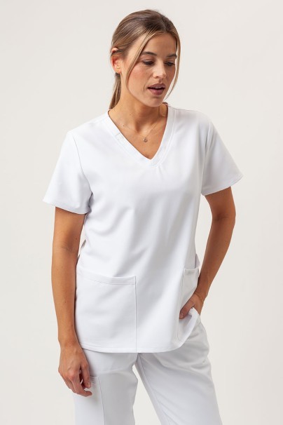 Dámska lekárska súprava Cherokee Ultra (blúza V-neck, nohavice Jogger) biela-2