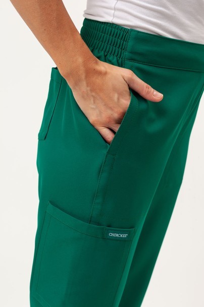 Dámska lekárska súprava Cherokee Ultra (blúza V-neck, nohavice Jogger) zelená-10