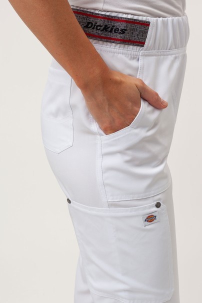 Dámske lekárske nohavice Dickies EDS NXT Mid Rise jogger bílé-5