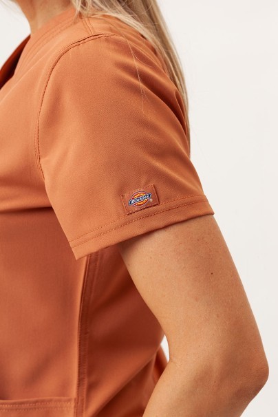 Dámska lekárska blúza Dickies EDS NXT V-neck hnedá-5