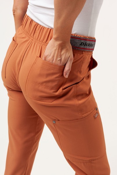 Dámske lekárske nohavice Dickies EDS NXT Mid Rise jogger hnedé-4