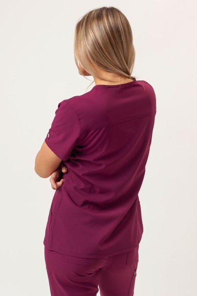 Dámska lekárska blúza Dickies EDS NXT V-neck čerešňová červená-3