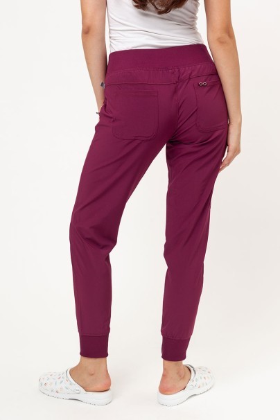 Dámske lekárske nohavice Cherokee Infinity Mid Rise jogger čerešňovo červené-2