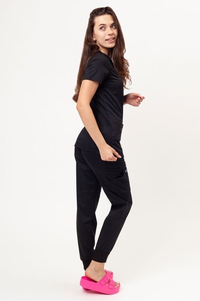 Dámske lekárske nohavice Cherokee Revolution Mid Rise jogger čierne-7