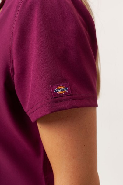 Dámska lekárska blúza Dickies EDS NXT V-neck čerešňová červená-6