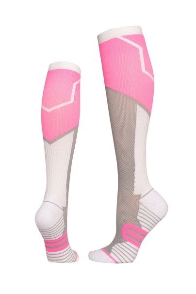 Kompresné ponožky Uniforms World Feather ružové-1