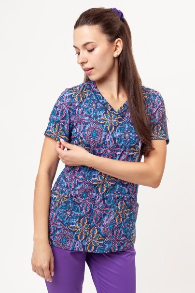 Dámska lekárska blúza Cherokee Prints V-neck One In A Medallion-1