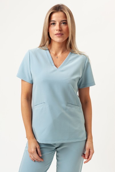 Dámska lekárska blúza Sunrise Uniforms Premium Aura aqua-1