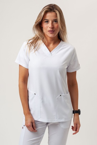 Dámska lekárska blúza Dickies EDS NXT V-neck biela-1